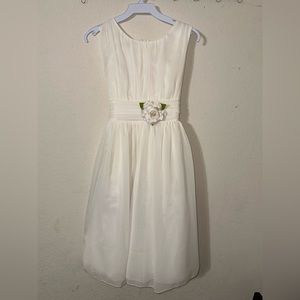 Girls white dress